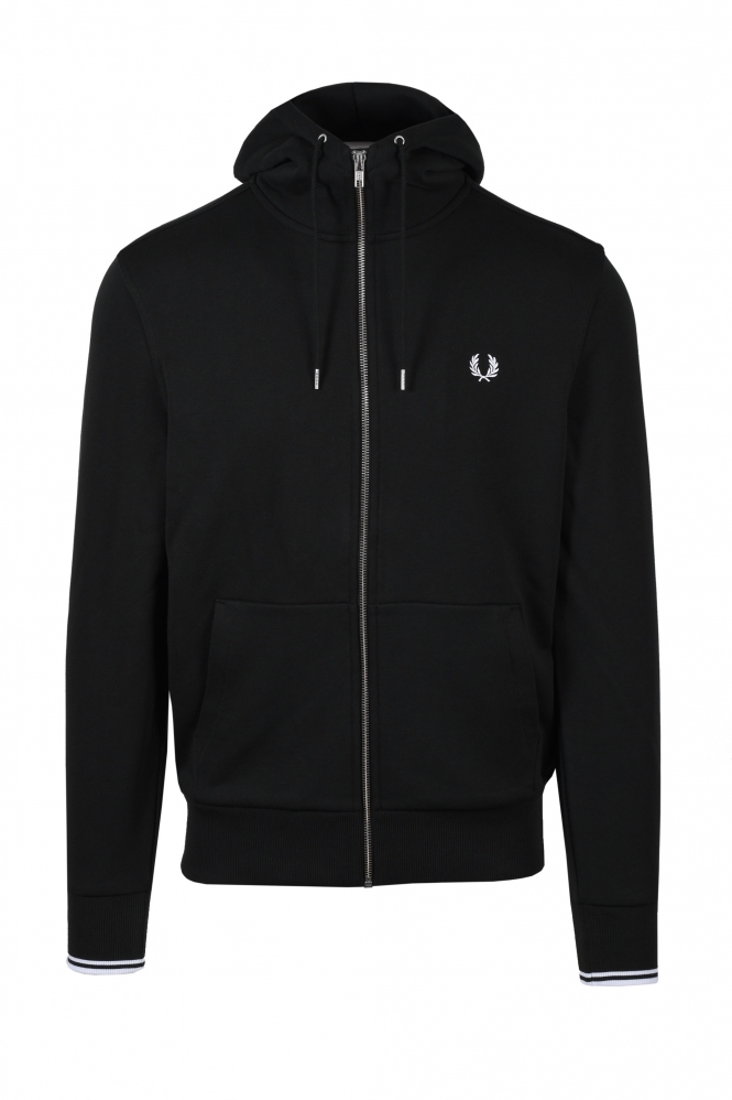 Fred Perry Fred Perry  Zip Through Sweat Night Green